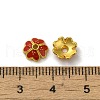 Alloy Enamel Beads Caps FIND-G074-02C-3