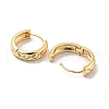 Brass Grooved Hoop Earrings EJEW-B035-43KCG-2