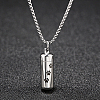 Non-Tarnish Stainless Steel Column Pendant Necklaces for Women SF8174-5-1