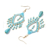 Handmade Glass Beads Chandelier Earrings EJEW-MZ00312-4