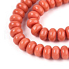 Opaque Spray Painted Glass Beads GLAA-ZX008-8mm-18E-3