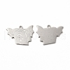 Non-Tarnish 304 Stainless Steel Pendants STAS-F290-19P-1