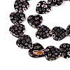 Handmade Millefiori Glass Beads Strands LAMP-T021-29B-3