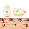 304 Stainless Steel Enamel Charms STAS-T065-64G-02-3