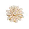 Exquisite Flower Alloy Brooch for Girl Women PW-WG37E88-01-5