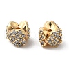 Brass Micro Pave Cubic Zirconia Spacer Beads KK-P234-35G-2