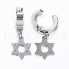 304 Stainless Steel Clip-on Earrings EJEW-H351-16P-2