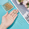 GOMAKERER 200Pcs Brass Eye Pins KK-GO0001-61-3