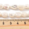 Natural Cultured Freshwater Pearl Beads Strands PEAR-P062-28B-5