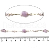 Handmade Natural Amethyst Nuggest Beaded Chains CHC-F020-03G-05-2