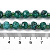 Natural Sesame Jasper Dyed Beads Strands G-H057-A21-05-5