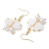 Brass Dangle Earrings EJEW-TA00544-4