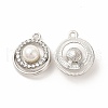 Alloy Rhinestone Pendants PALLOY-I217-21P-1