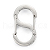 304 Stainless Steel S-Hook Clasps STAS-C024-02D-P-1