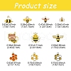 20Pcs 10 Styles Alloy Enamel Pendants FIND-YW0004-72-3