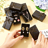 Cardboard Paper Storage Ring Boxes with Velvet Inside CON-TAC0008-02-6