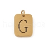 304 Stainless Steel Charms STAS-R001-01G-G-1