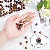 Olycraft Grade AB Natural Tiger Eye Round Beads Strands G-OC0001-78B-2