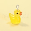 Luminous Opaque Resin Cartoon Pendants CRES-Z004-01D-G-1