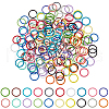   200Pcs 20 Colors Baking Painted Iron Jump Rings IFIN-PH0002-10-1