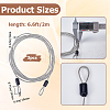 304 Stainless Steel Cable with TPU Sheathed AJEW-WH20006-36A-P-2