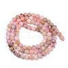 Natural Pink Opal Beads Strands G-M092-D02-02-2