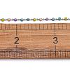 304 Stainless Steel Enamel Twisted Chains STAS-R100-40B-4