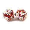Handmade Polymer Clay Rhinestone Beads FIND-NH0001-15C-2