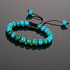 New Colorful Bracelet Black Gallstone Crafts Handmade Handmade Bracelet Colorful Peacock Stone Bracelet Ball Jewelry HN2322-7-1