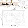 BENECREAT 1Pc Acrylic Bead Design Boards AJEW-BC0008-05-2
