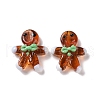 Gingerbread Man Handmade Lampwork Beads LAMP-G150-04-2