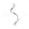 925 Sterling Silver Connector Charms STER-M093-04P-1