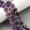 Natural Amethyst Beads Strands G-B094-A35-01-1