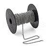 Non-Tarnish 3.28 Feet 304 Stainless Steel Rolo Chains X-CHS-K001-99D-6