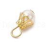 Round Imitation Pearl Acrylic  Pendants PALLOY-JF04002-01-5