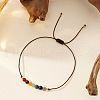 Vintage Minimalist Adjustable Natural Gemstone Bead Bracelets AX5833-3-1
