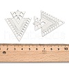 304 Stainless Steel Etched Metal Embellishments Pendants STAS-A113-02P-3