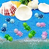 25Pcs 5 Styles Mini Tortoise & Duck Resin Display Decorations RESI-YW0001-61-7