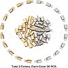 Unicraftale 304 Stainless Steel Cord Ends STAS-UN0009-46-4
