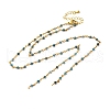 Brass Chain Necklace Making KK-K337-13G-2