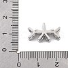 Brass Micro Pave Cubic Zirconia Spacer Beads KK-K371-47B-P-3