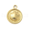 304 Stainless Steel Pendants STAS-U023-13G-1
