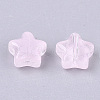 Transparent Spray Painted Glass Beads X1-GLAA-N035-01-A02-2