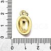 Brass Enamel Pendants KK-B136-07G-12-3