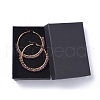 Beaded Hoop Earrings EJEW-JE03830-5
