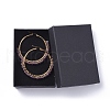 Beaded Hoop Earrings EJEW-JE03830-5