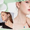 SUPERFINDINGS 16Pcs 8 Color Druzy Resin Pendants RESI-FH0001-36-6