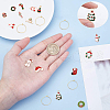SUNNYCLUE 30Pcs 15 Style Alloy Enamel Pendants PALLOY-SC0003-94-3