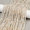 Natural White Moonstone Beads Strands G-RM2025-C40-C-1