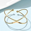 304 Stainless Steel Cuff Bangles BJEW-L682-033G-2
